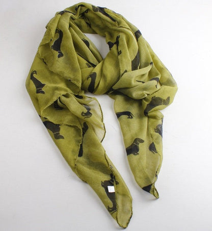 Printed animal print shawl scarf myETYN