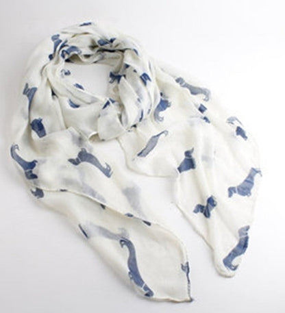 Printed animal print shawl scarf myETYN