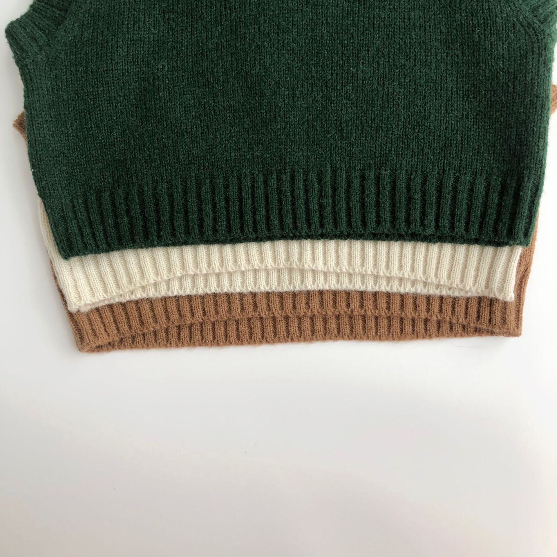 Pullover Knit Artistic Mohair Vest myETYN