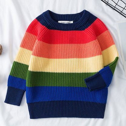 Rainbow children's sweater knitwear myETYN