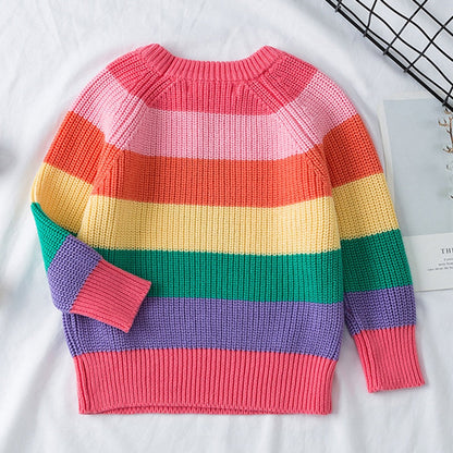 Rainbow children's sweater knitwear myETYN