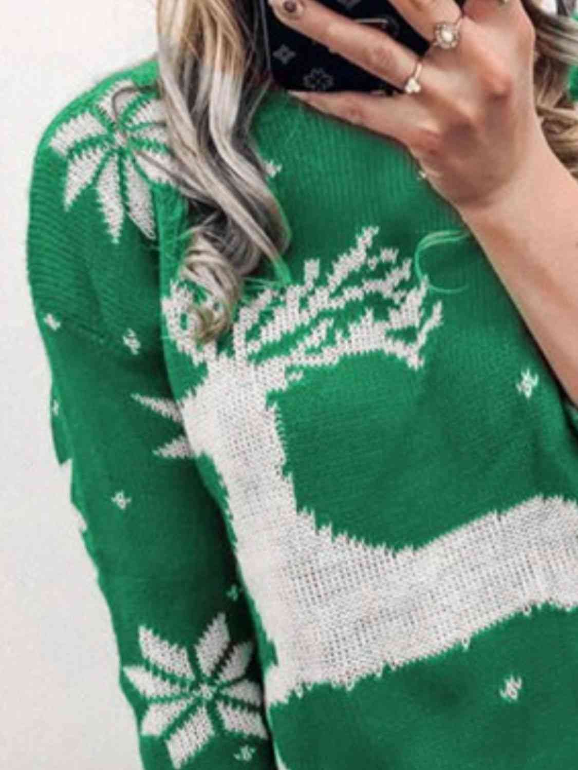 Reindeer & Snowflake Sweater myETYN