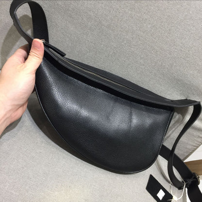 Retro Genuine Cattlehide Leather Surface Handmade Clothing Accessories Women's Shoulder Bag myETYN