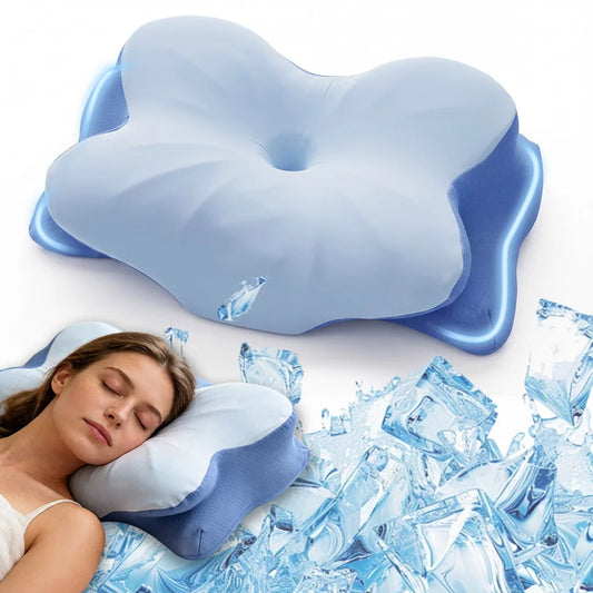 Cold Sleeping Memory Pillow Slow Rebound Memory Cotton Pillow Neck Pillow Butterfly Pillow Cervical Pillow ErgonomicSleep Pillow