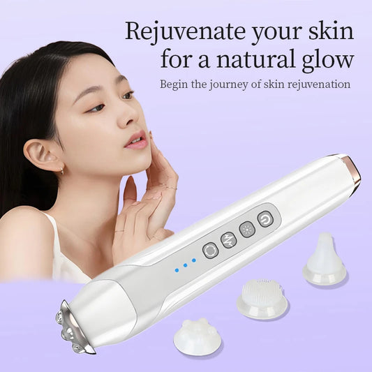 RF Facial Beauty Device with LED Photon Therapy