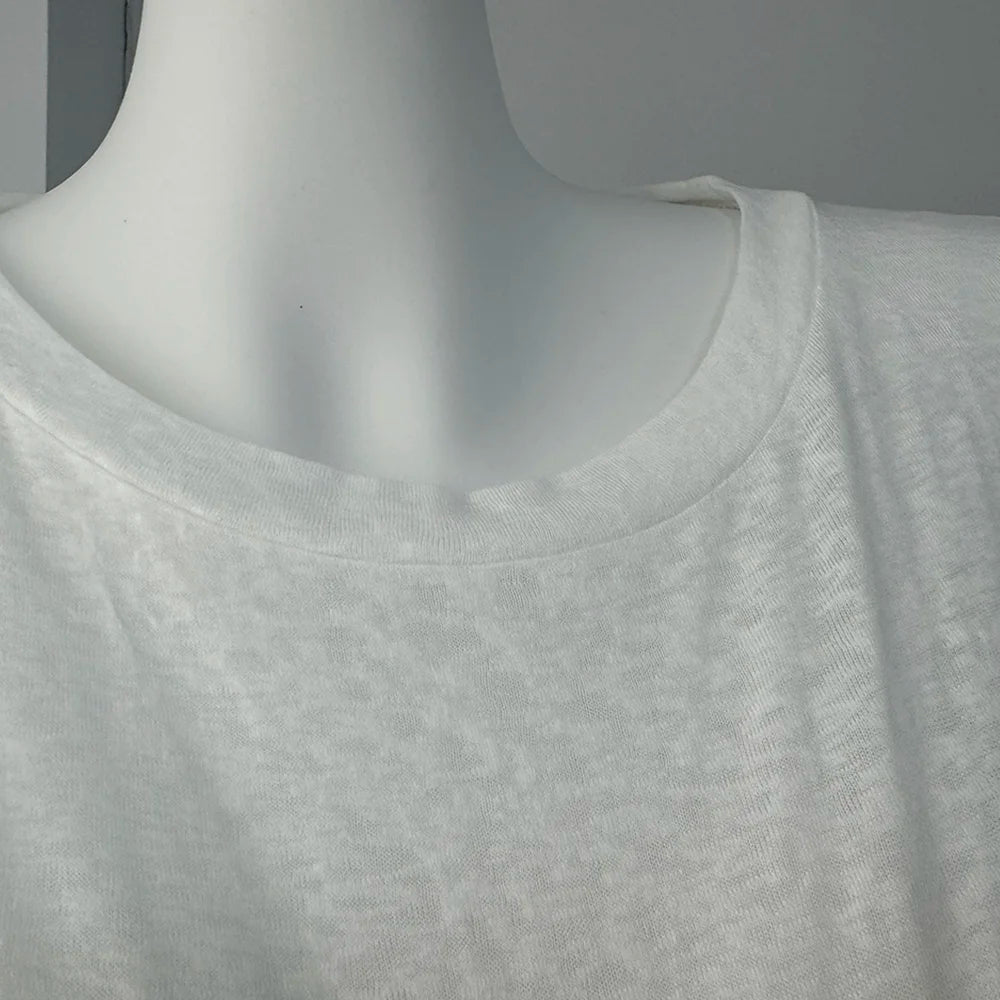 Women’s Soft Knit Long Sleeve T-Shirt – Casual Loose Fit Basic Top for Summer & Autumn