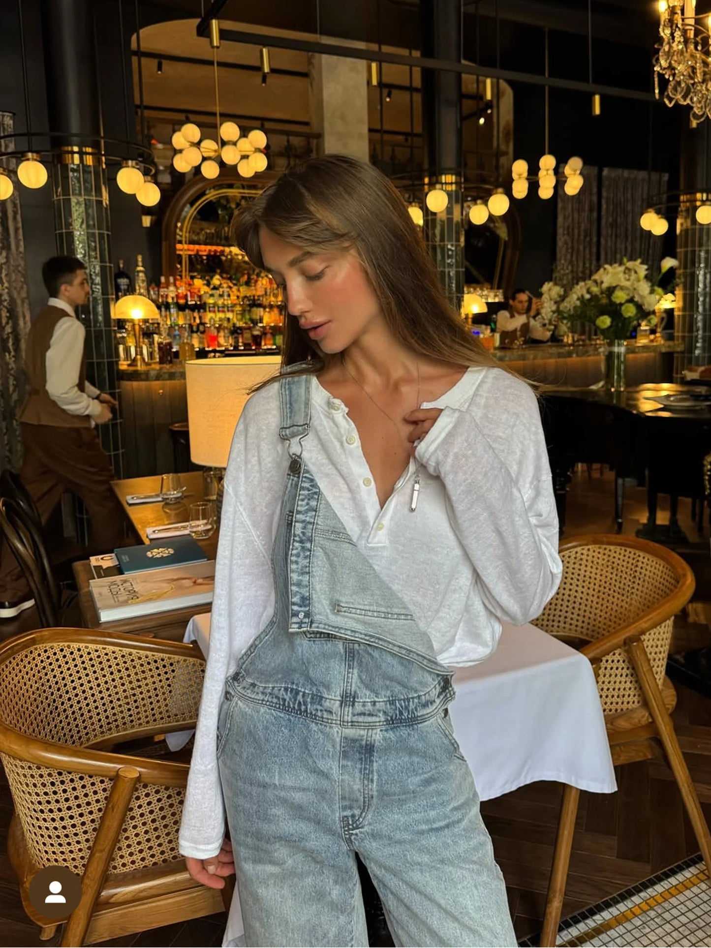 Women’s Soft Knit Long Sleeve T-Shirt – Casual Loose Fit Basic Top for Summer & Autumn