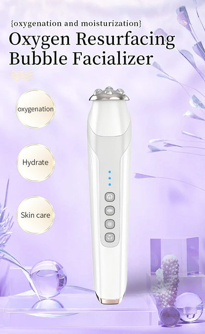 RF Facial Beauty Device with LED Photon Therapy