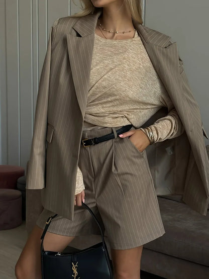 Women’s Soft Knit Long Sleeve T-Shirt – Casual Loose Fit Basic Top for Summer & Autumn