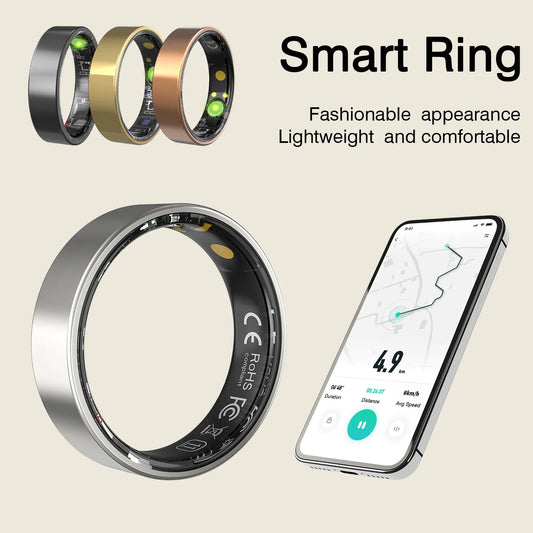 Smart Ring – Sleep & Activity Tracker, iPhone & Android Compatible