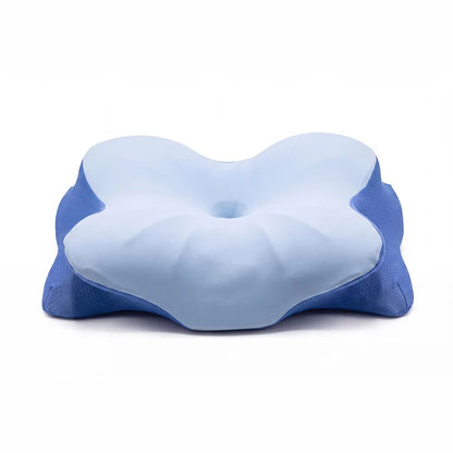 Ergonomic Support Memory Foam Pillow Cervical Neck Pillow for Neck Pain Relief, Suitable for Side and Stomach Sleepers
