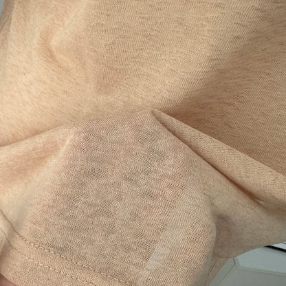 Women’s Soft Knit Long Sleeve T-Shirt – Casual Loose Fit Basic Top for Summer & Autumn