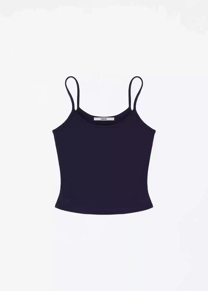 Women’s Seamless Yoga Tank Top – Slim Fit Elastic Fitness Camisole with Built-in Sports Bra