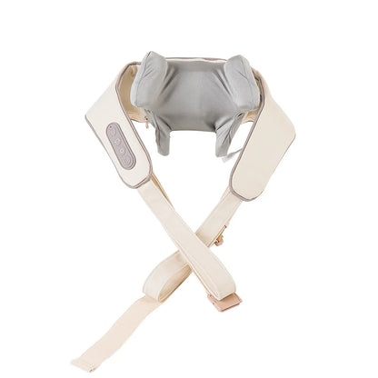 Foreverlily™ 26W Wireless Neck & Shoulder Massager – Deep Kneading Shiatsu with Heat