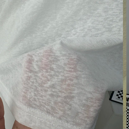 Women’s Soft Knit Long Sleeve T-Shirt – Casual Loose Fit Basic Top for Summer & Autumn