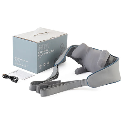 Foreverlily™ 26W Wireless Neck & Shoulder Massager – Deep Kneading Shiatsu with Heat
