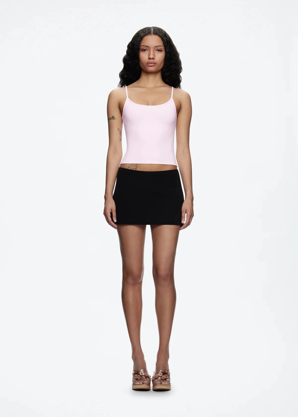 Women’s Seamless Yoga Tank Top – Slim Fit Elastic Fitness Camisole with Built-in Sports Bra