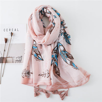 Scarf Summer Women Cotton And Linen Gauze myETYN