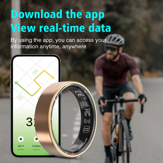 Smart Ring – Sleep & Activity Tracker, iPhone & Android Compatible