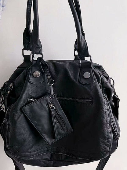 Shoulder Messenger Bag Large Capacity Multi-zipper myETYN