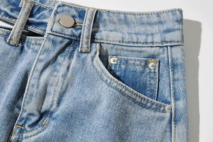 Side Cut Denim Skirt Women's New Sexy Bag Hip Skirt myETYN