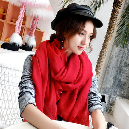 Solid silk scarf myETYN