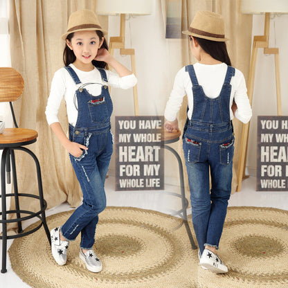 Spring One Piece Children's Denim Overalls myETYN