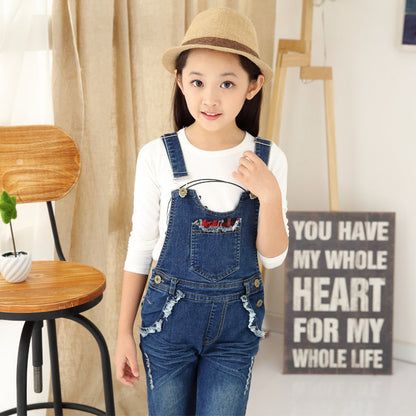 Spring One Piece Children's Denim Overalls myETYN