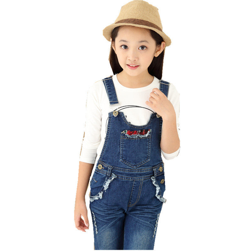 Spring One Piece Children's Denim Overalls myETYN