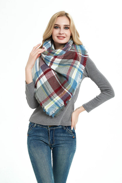 Square Blanket Talma Scarf Women's Neck Warmer Plus-sized Size Talma myETYN