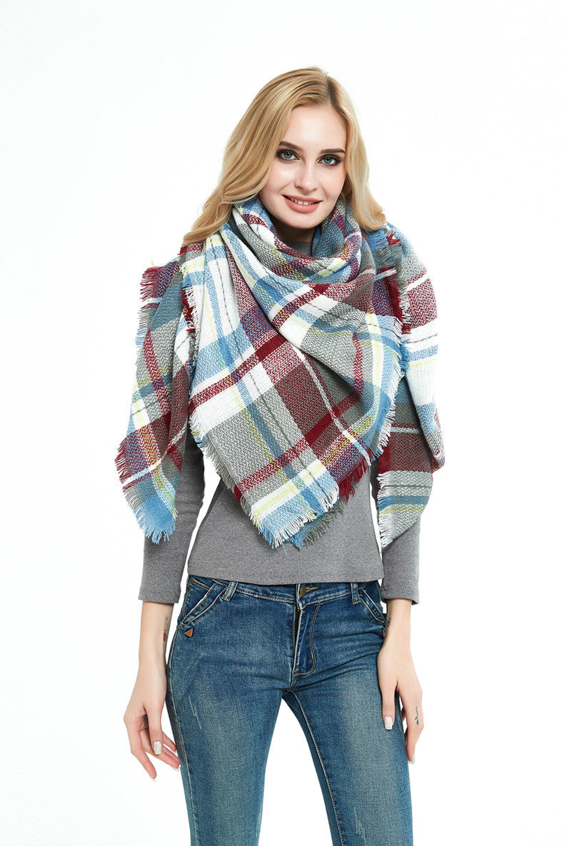 Square Blanket Talma Scarf Women's Neck Warmer Plus-sized Size Talma myETYN