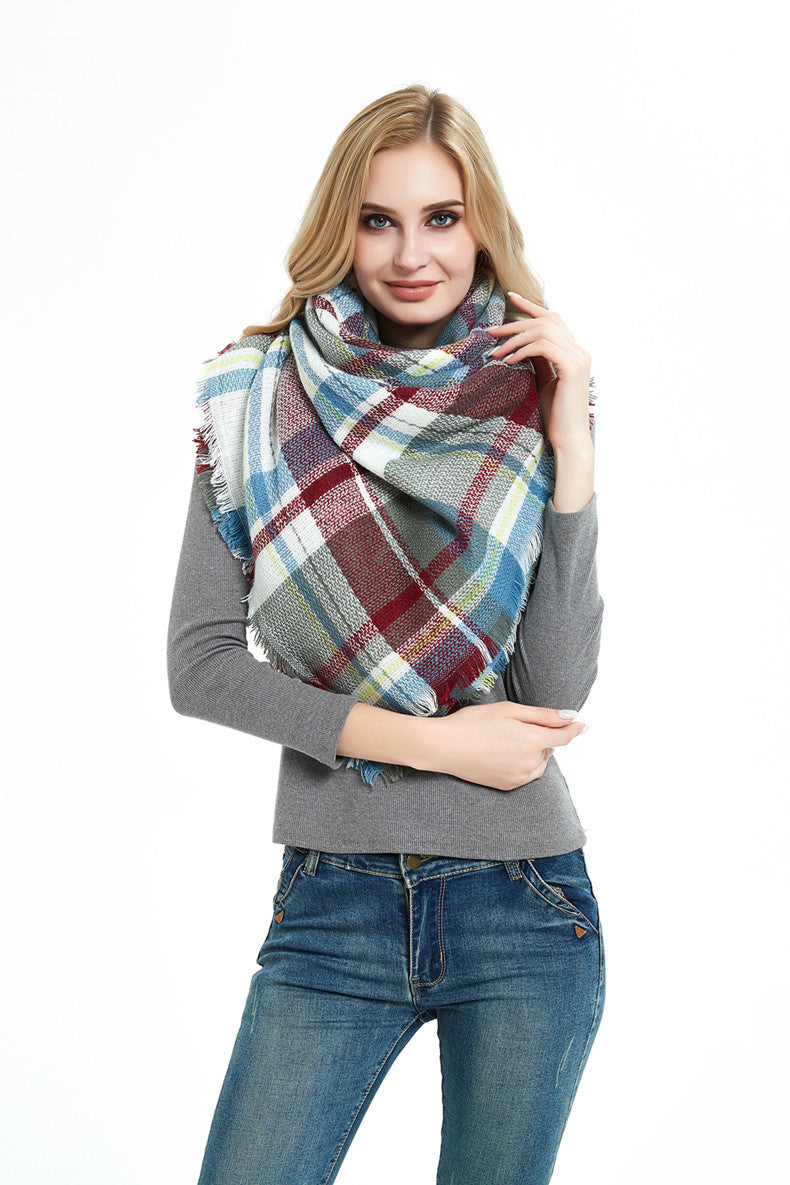 Square Blanket Talma Scarf Women's Neck Warmer Plus-sized Size Talma myETYN