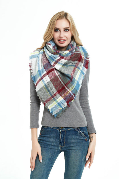 Square Blanket Talma Scarf Women's Neck Warmer Plus-sized Size Talma myETYN