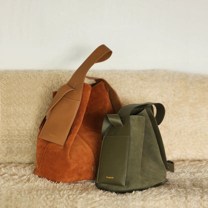 Suede Ear Hanging Tote Shoulder Crossbody myETYN