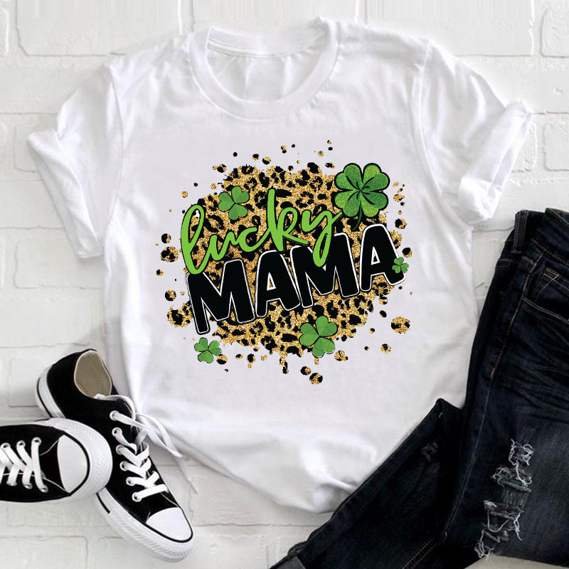 Summer Family of Four Matching White T-Shirt with Parent-Child Print myETYN