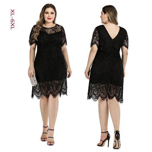 Summer Lace Midi Dress for Women myETYN