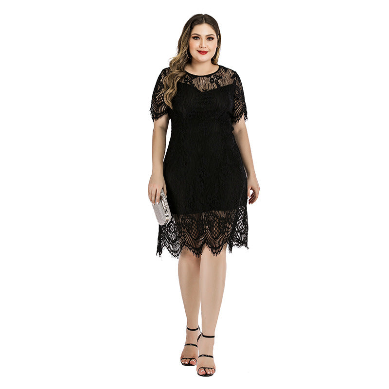 Summer Lace Midi Dress for Women myETYN