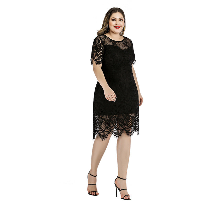 Summer Lace Midi Dress for Women myETYN