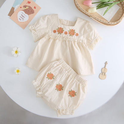 Summer Newborn Baby Romper Triangle Crawling Suit myETYN