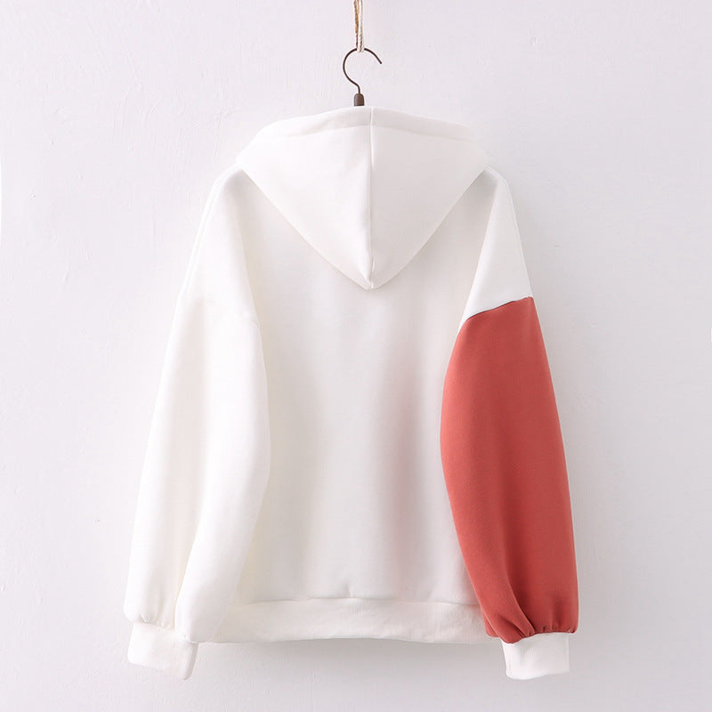 Tassel Hooded Plush And Thick Pullover Sweater myETYN