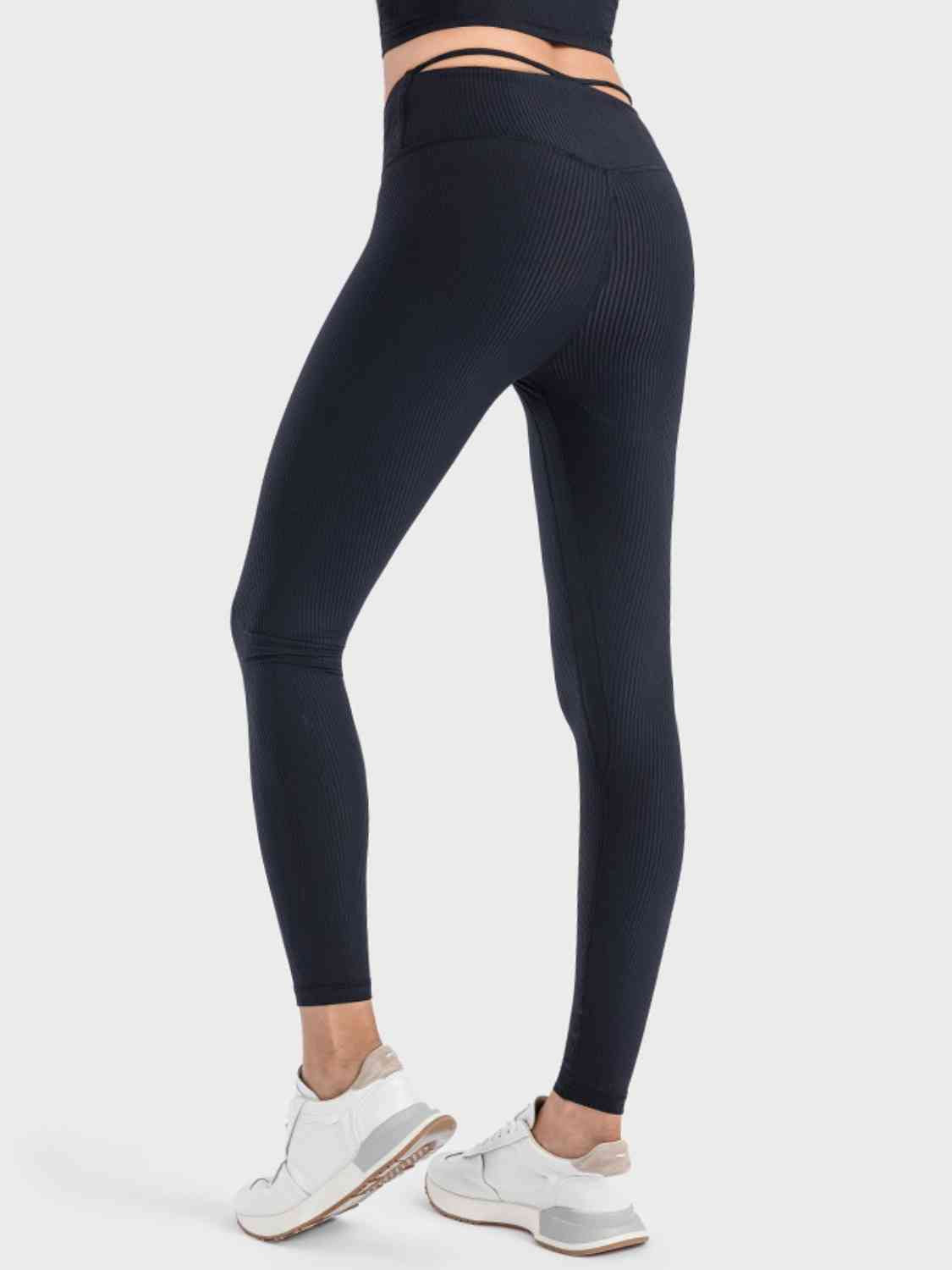 Wide Waistband Sports Leggings myETYN