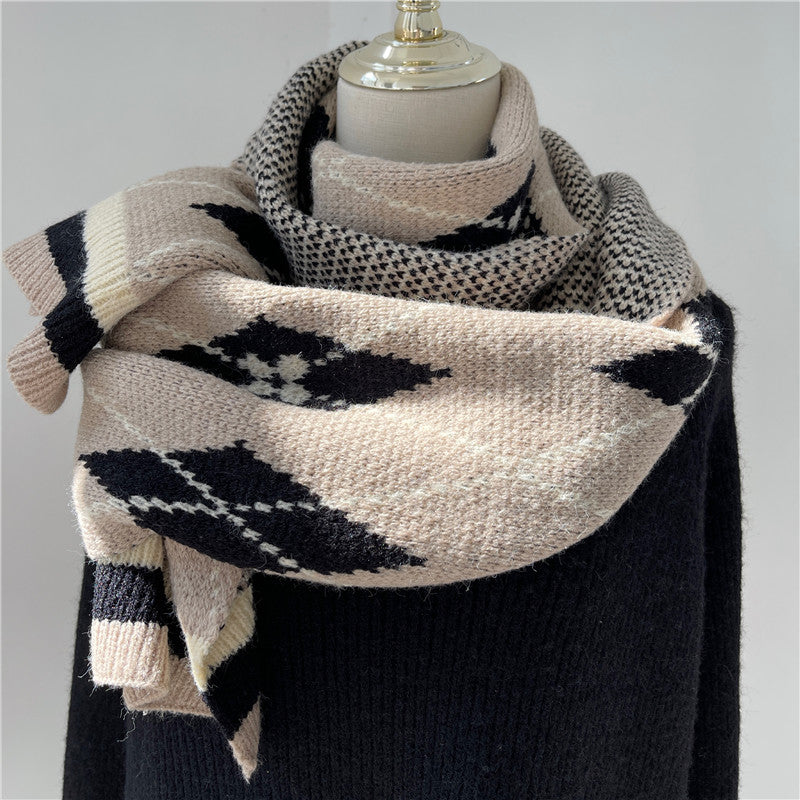 Women Soft Mohair Warm Ring Collar Scarf myETYN