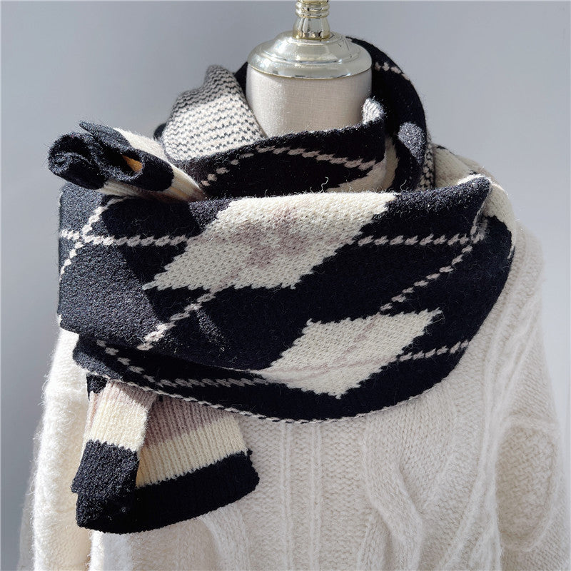 Women Soft Mohair Warm Ring Collar Scarf myETYN