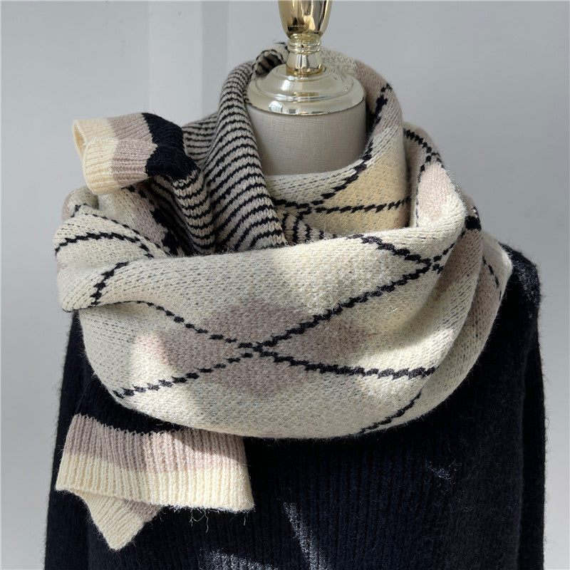 Women Soft Mohair Warm Ring Collar Scarf myETYN