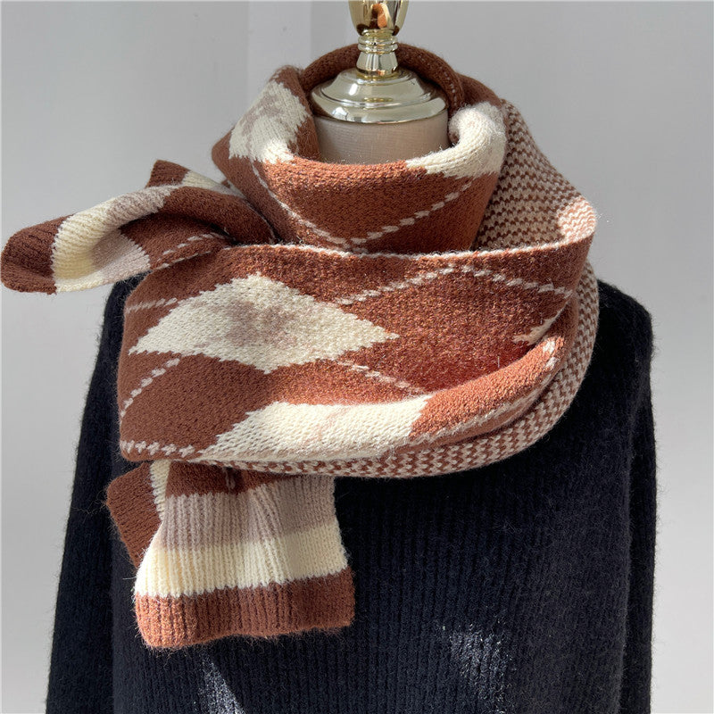 Women Soft Mohair Warm Ring Collar Scarf myETYN