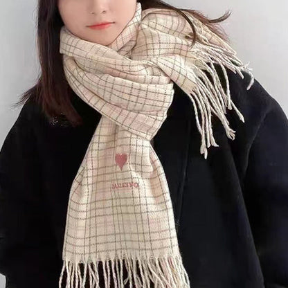 Women's Fashion Love Warm Faux Cashmere Shawl Scarf myETYN