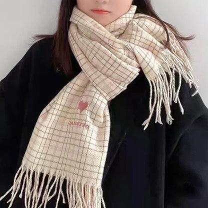 Women's Fashion Love Warm Faux Cashmere Shawl Scarf myETYN