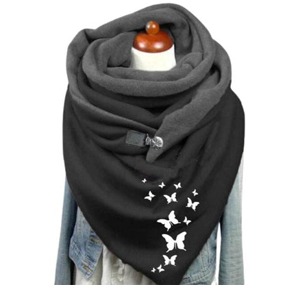 Women's Fashionable Cotton Warm Printed Scarf myETYN