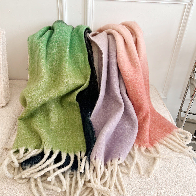 Women's Gradual Thickening Cashmere Like Scarf myETYN