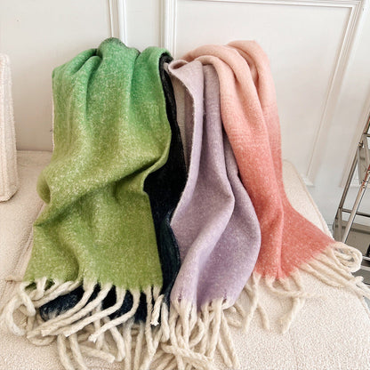 Women's Gradual Thickening Cashmere Like Scarf myETYN